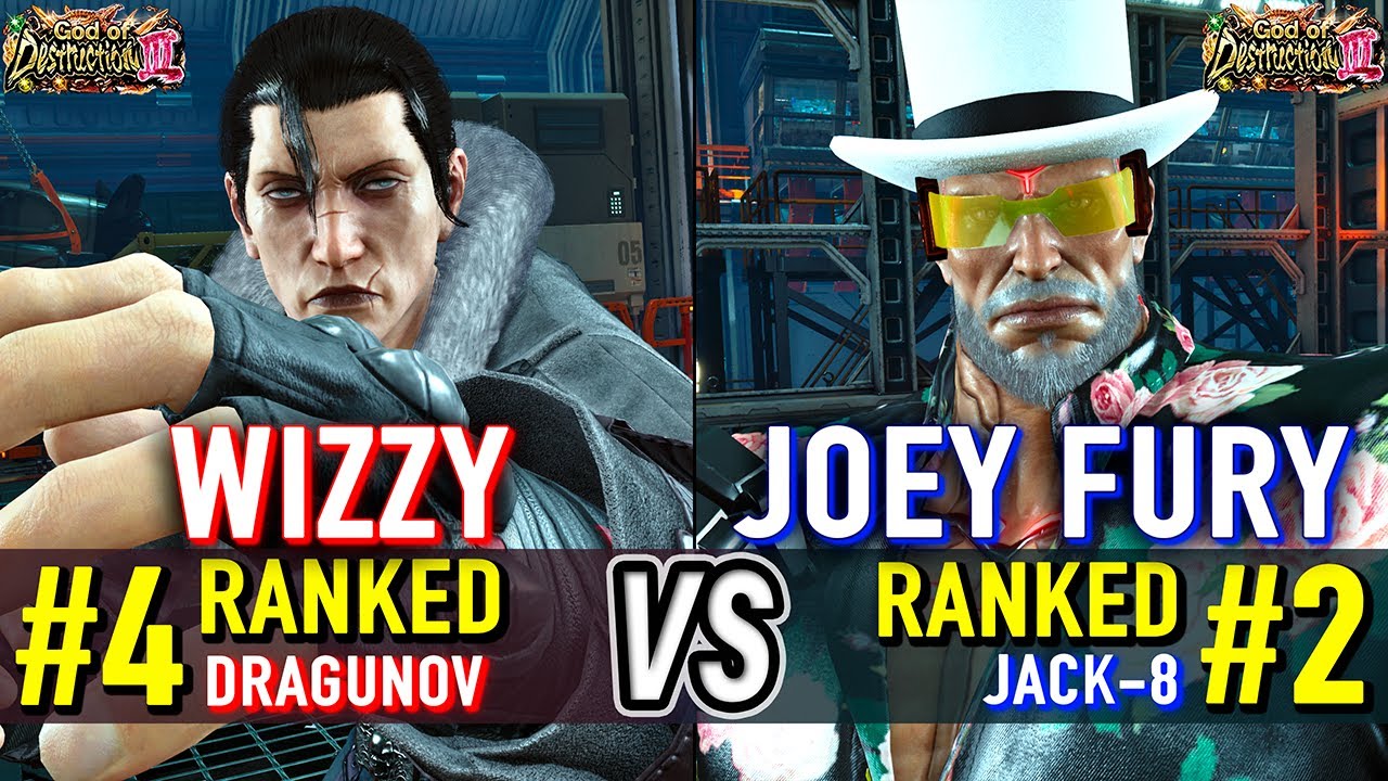 T8 🔥 WIZZY (#4 Ranked Dragunov) vs JOEY FURY (#2 Ranked Jack-8) 🔥 Tekken 8 High Level Gameplay