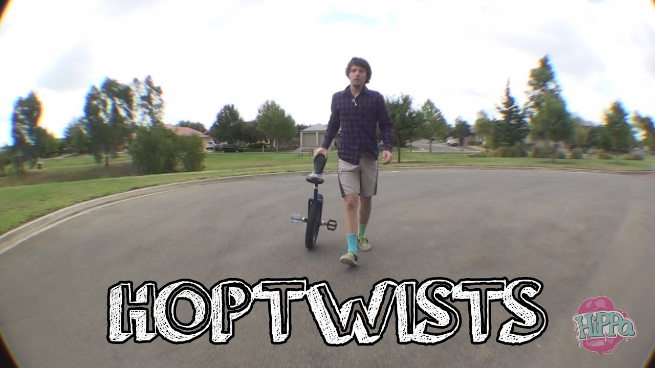 Hippo Unicycles :: Trick Tips :: 180 and 360 Hoptwists