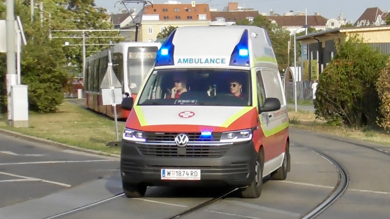 NKTWs ASB Floridsdorf-Donaustadt - Einsatzfahrten (Zusammenschnitt)