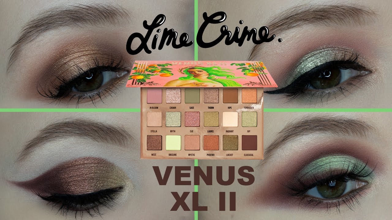 Lime Crime Venus XL II Palette | 4 Looks + Review