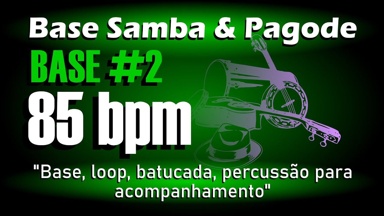 Loop Pagode 85bpm (BASE #2) / Base Pagode / Percussão para Acompanhamento Samba e Pagode