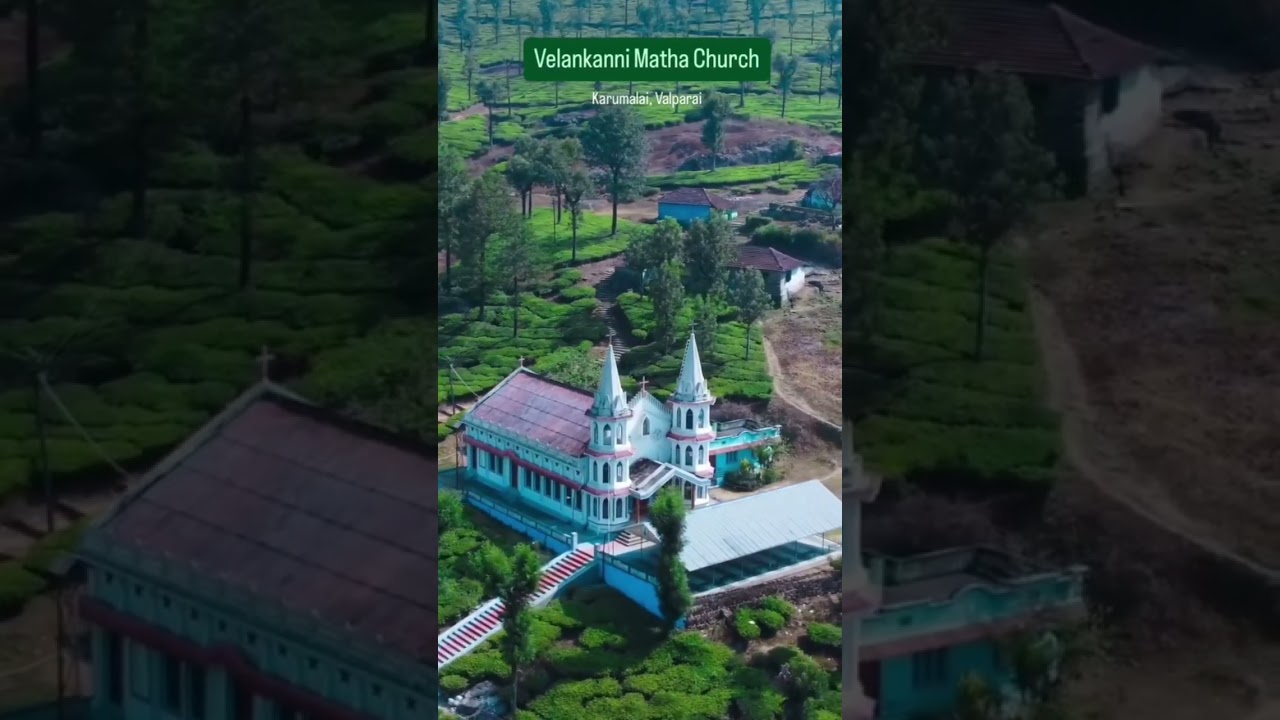 Karumalai velanganni madha church ☦️ #madha #church #travel #valparai #karumalai