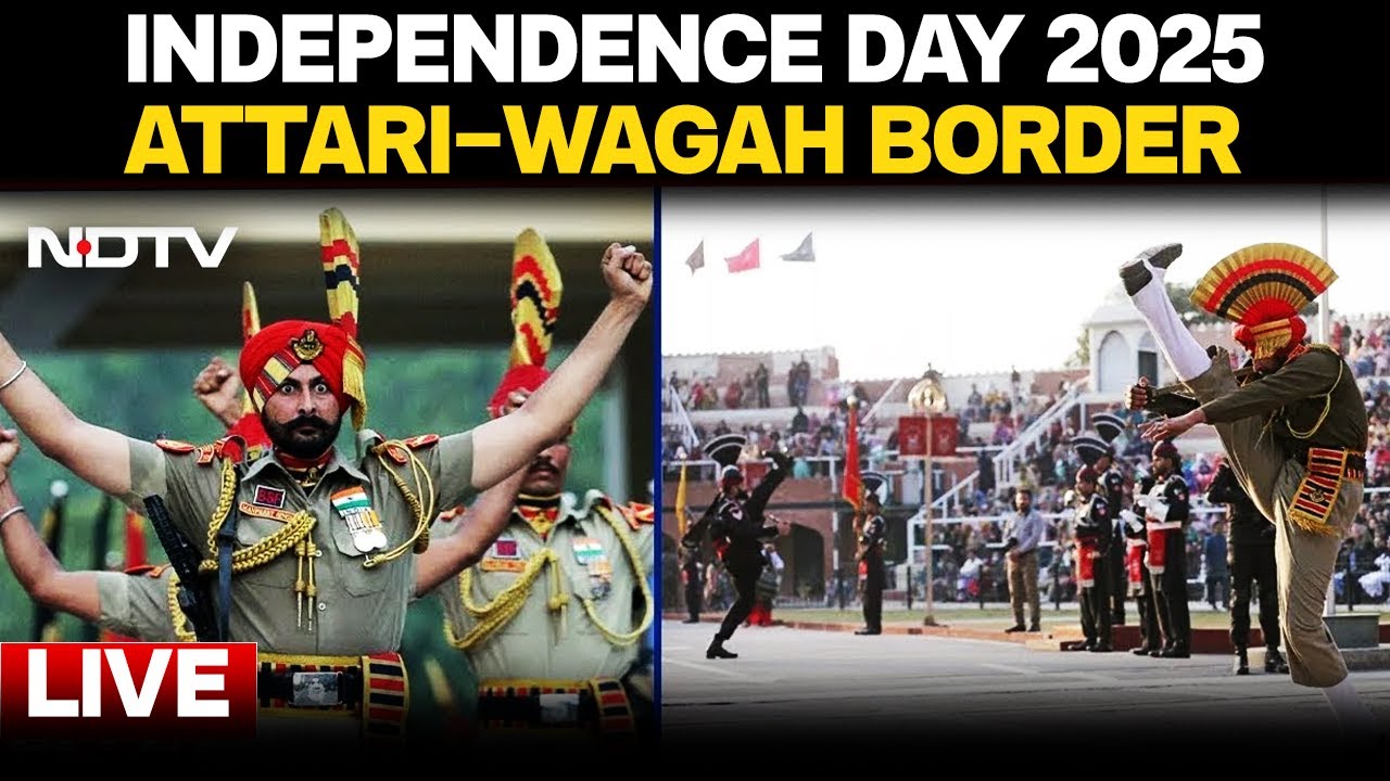 Attari Border LIVE | Wagah Border LIVE | Attari Wagah Border Beating Retreat | Independence Day