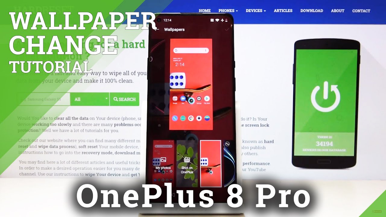 How to Change Wallpaper in OnePlus 8 Pro &ndash; Desktop Update