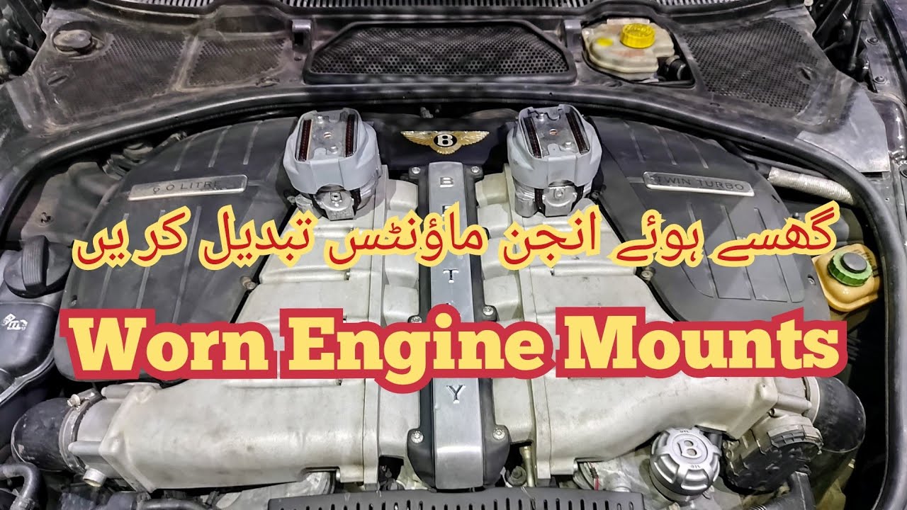 How to replace engine mounts Bentley