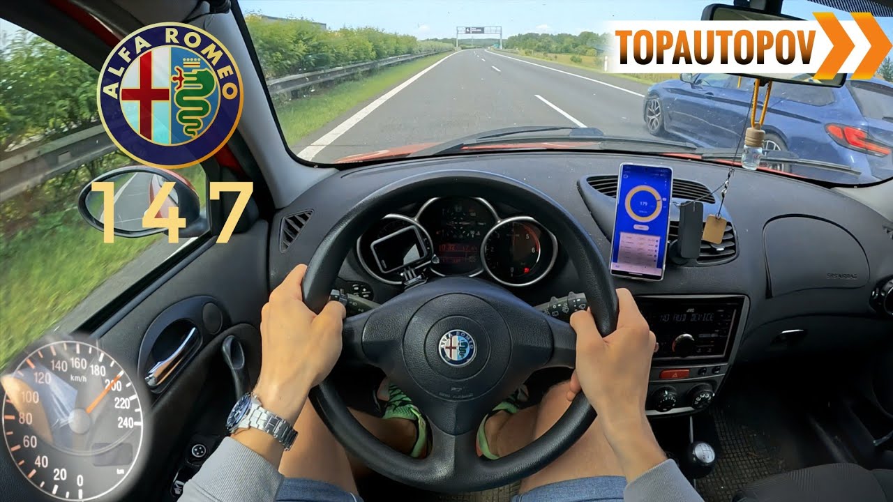 Alfa Romeo 147 1.9JTD (85kW) |111| 4K60 DRIVE POV &ndash; District Roads, Semir Gerkhan Spin, Acceleration