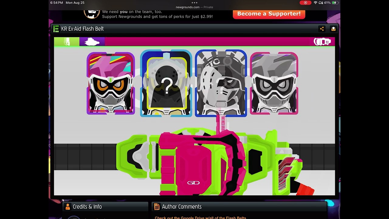 Ex-aid had a update ￼