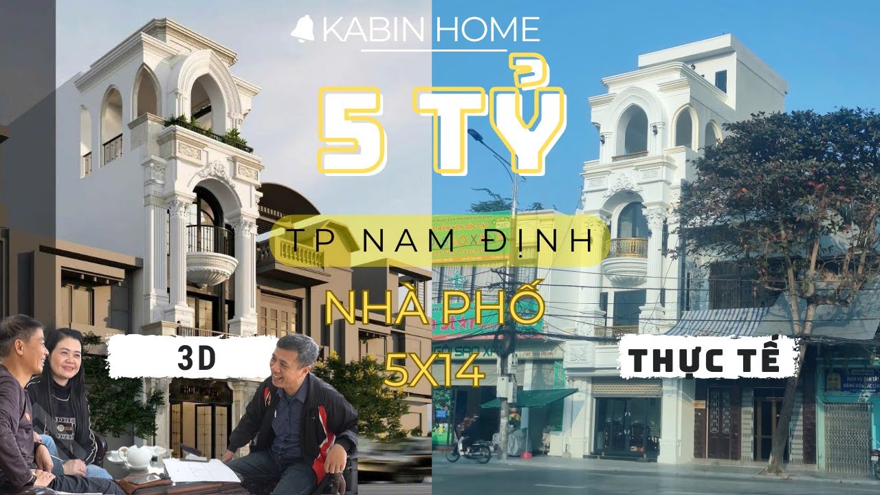 Nhà phố 5 TỶ TẠI Thành phố Nam Định với vị trí 