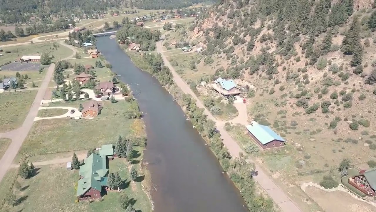 Flying Over South Fork Colorado and the Rio Grande