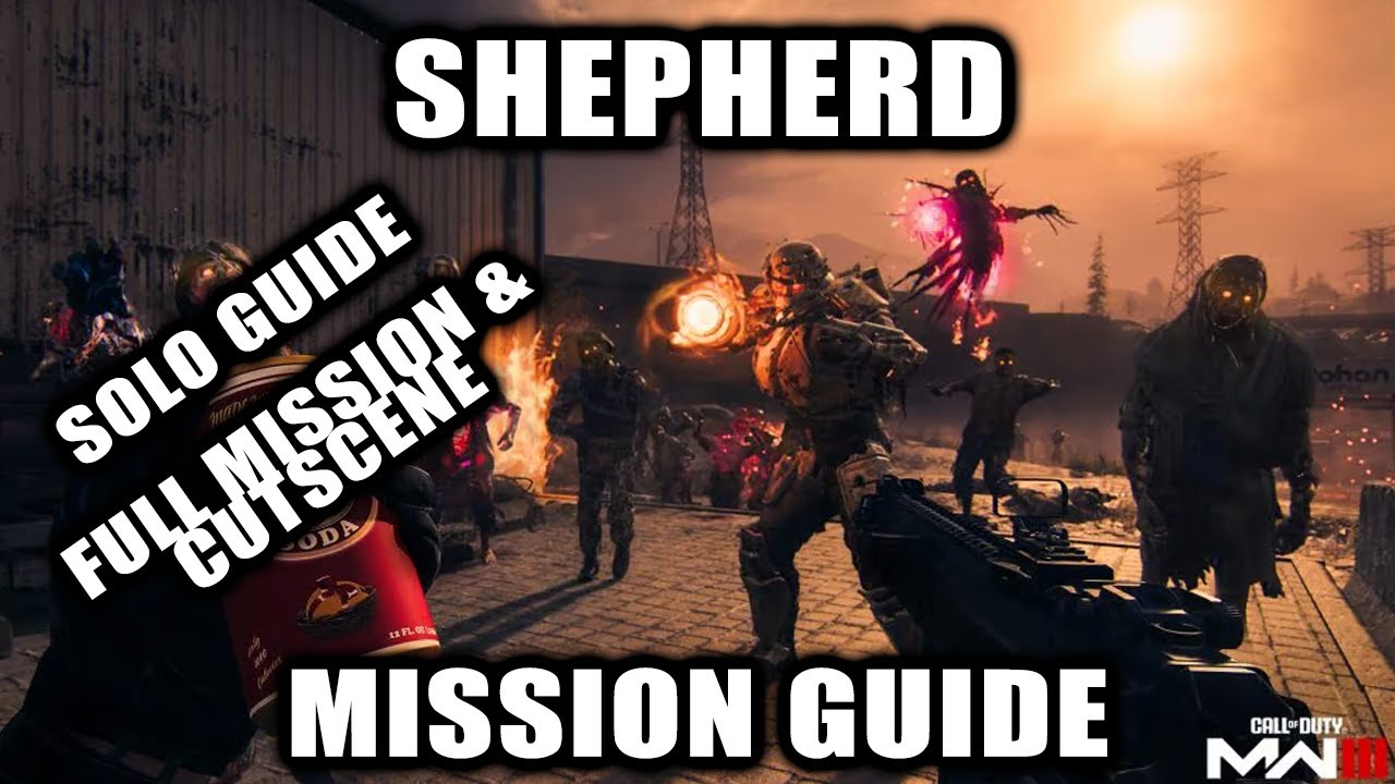 MW3 Zombies Shepherd Act 2 Final Mission Guide (Full Cutscene) Solo Guide