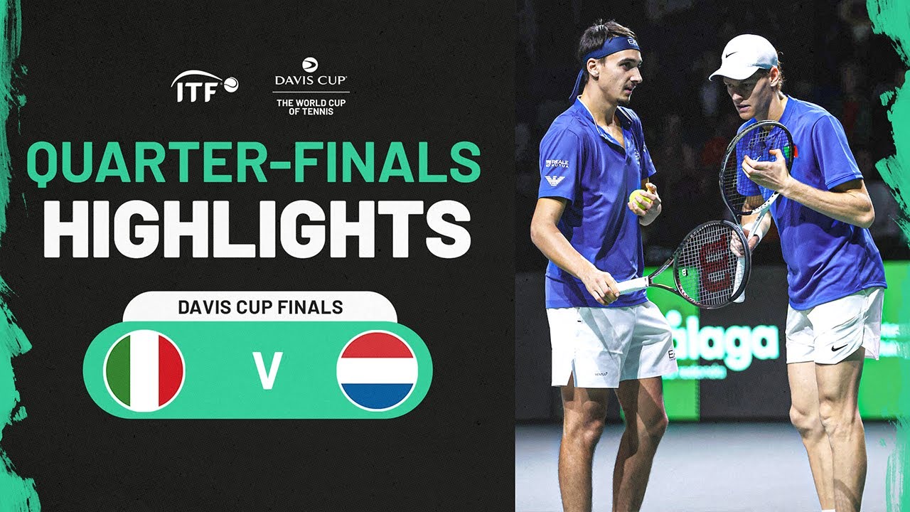 Highlights: Sinner/Sonego (ITA) v Koolhof/Griekspoor (NED) | Davis Cup Finals 2023
