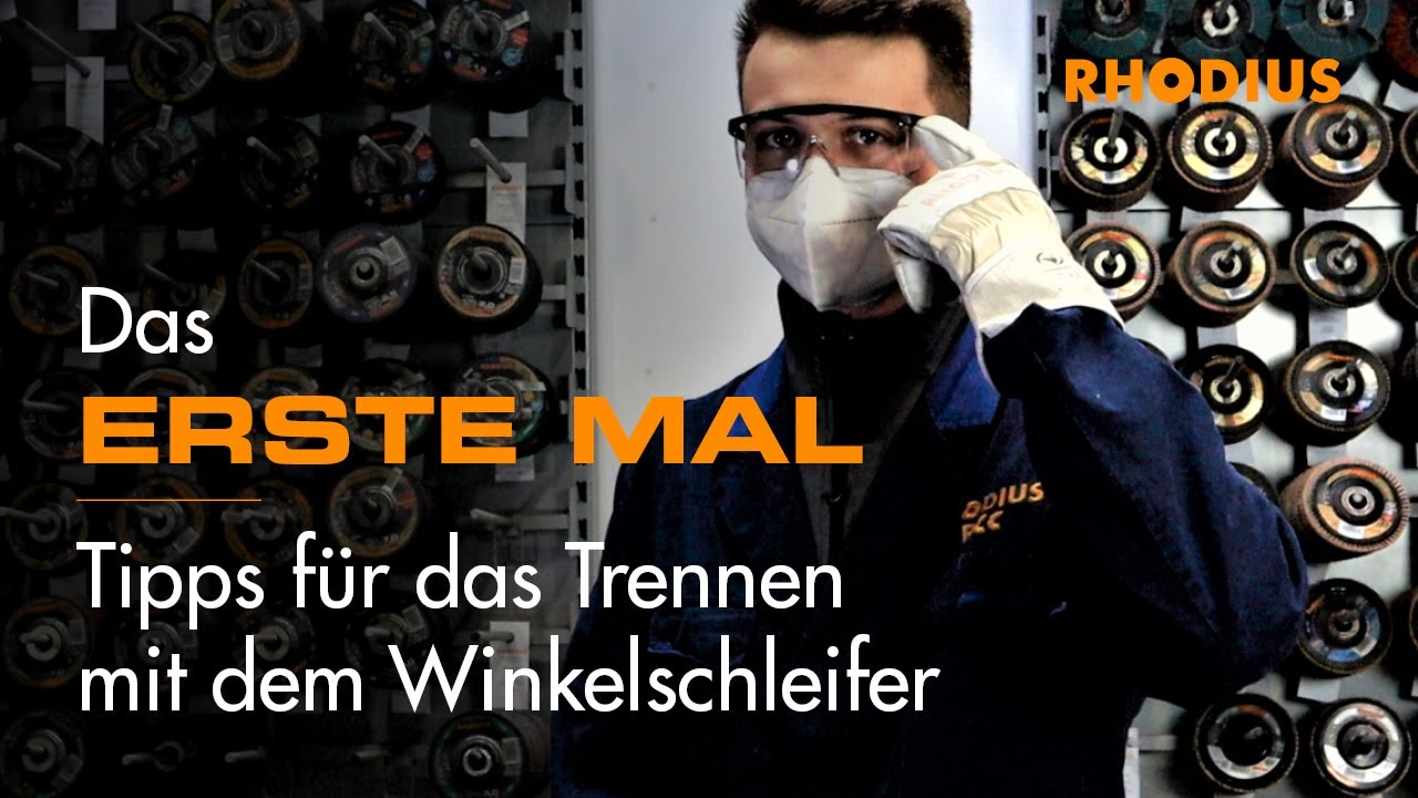 Metall trennen mit dem Winkelschleifer - Tipps f&uuml;r das erste Mal