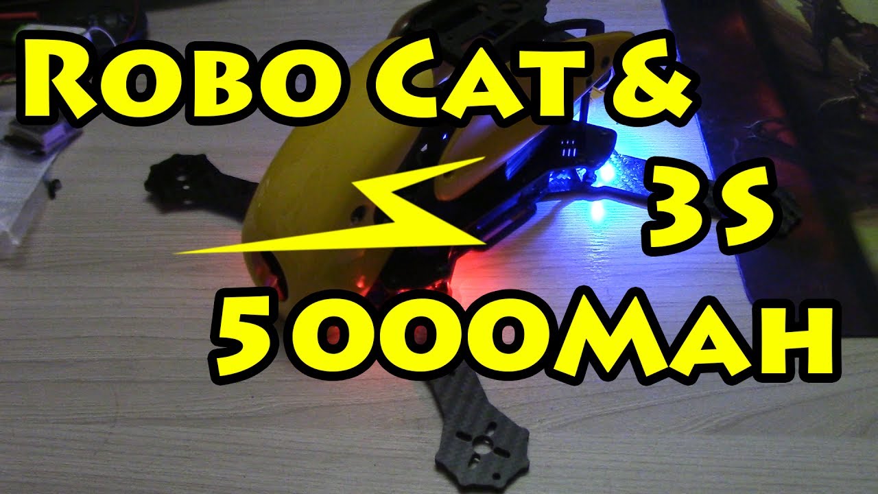 RoboCat + 3S 5000Mah Let's Test