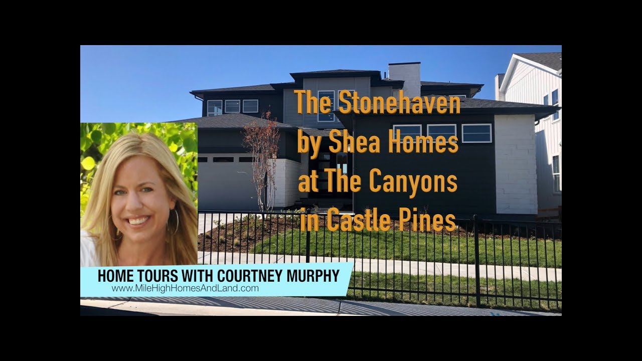 New Homes in Castle Pines Colorado - Stonehaven Model by Shea Homes at The Canyons