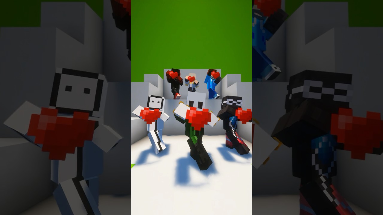 Los convenc&iacute; de bailar 🤪 #minecraft