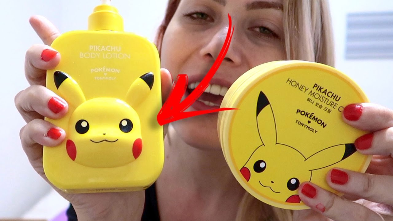 TESTANDO MAQUIAGENS COREANAS DO PIKACHU (Tony Moly)
