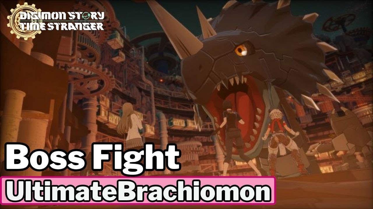 UltimateBrachiomon Boss Fight (Team: Kyubimon, Lekismon, Turuiemon) - Digimon Story: Time Stranger