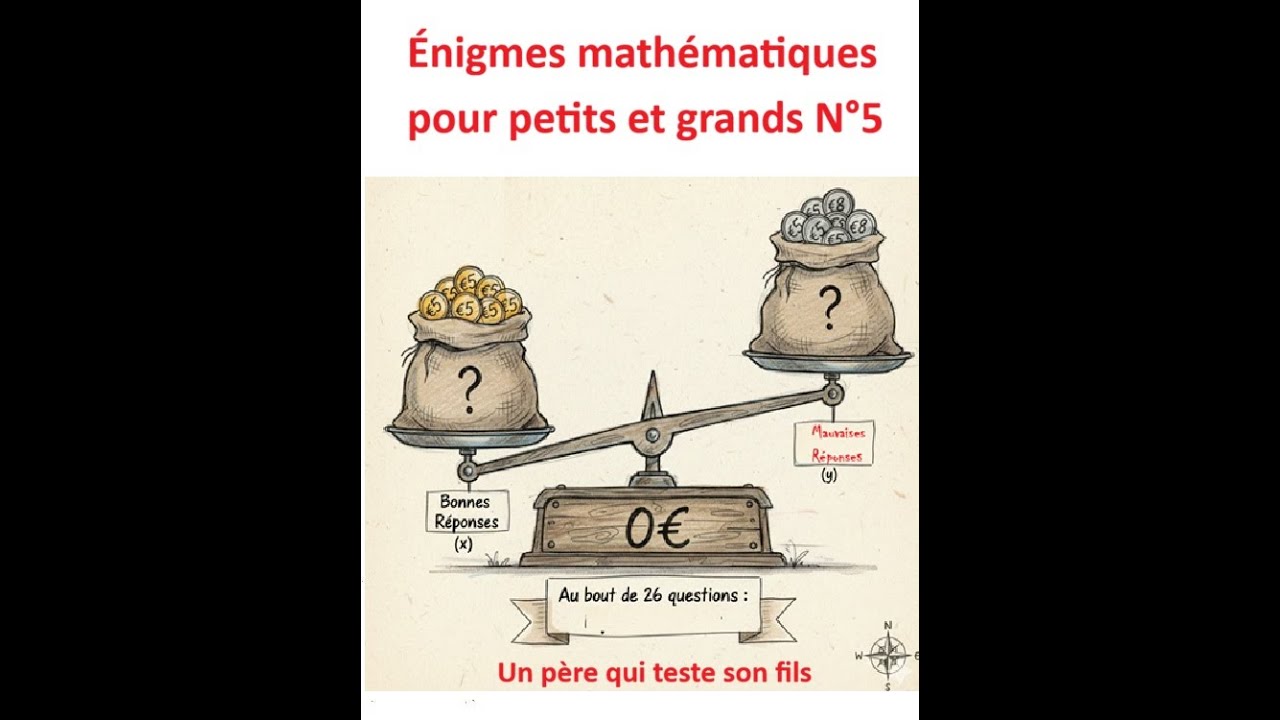 Énigmes maths pour petits et grands N°5