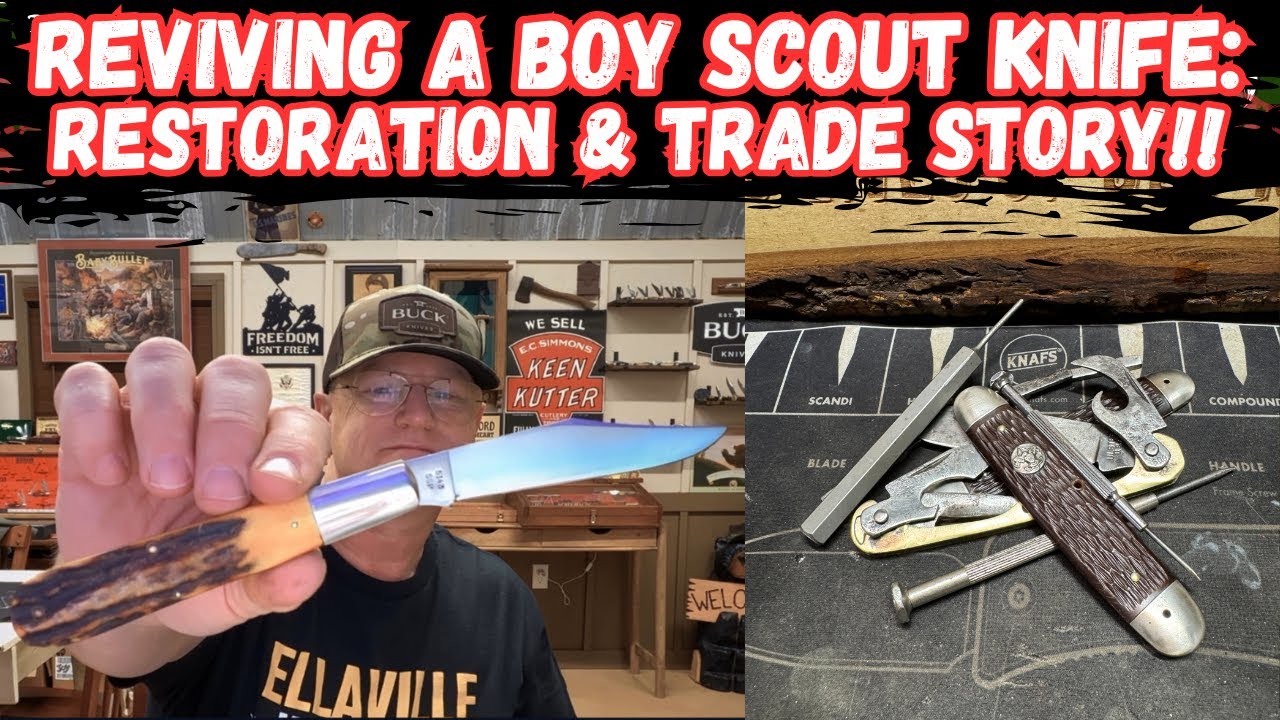 Reviving a Vintage Ulster Boy Scout Knife: Restoration & Trade Story!