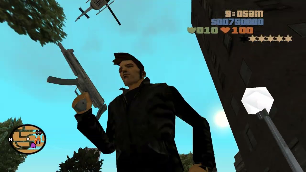 GTA San Andreas Liberty City Cop Rampage + Six Star Escaped