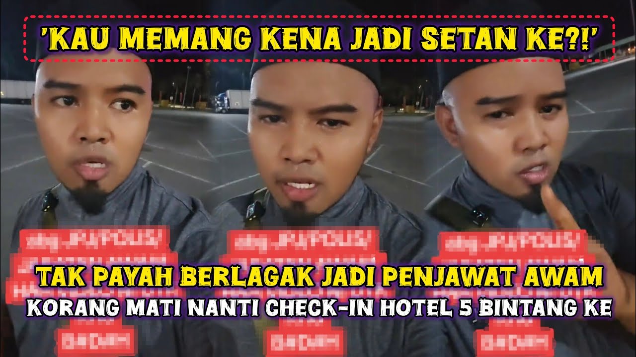 LELAKI BERKOPIAH H1N4 P0LlS DAN PENJAWAT AWAM DIKECAM NETIZEN