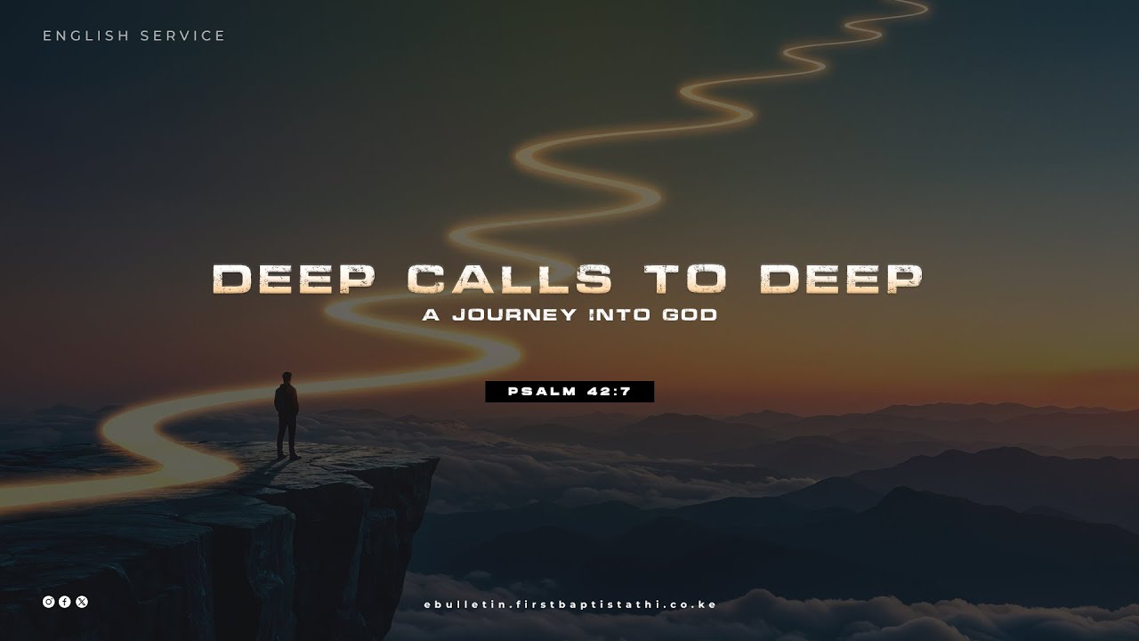 DEEP CALLS TO DEEP-A JOURNEY INTO GOD- ENGLISH SERVICE- 25 Jan 2026