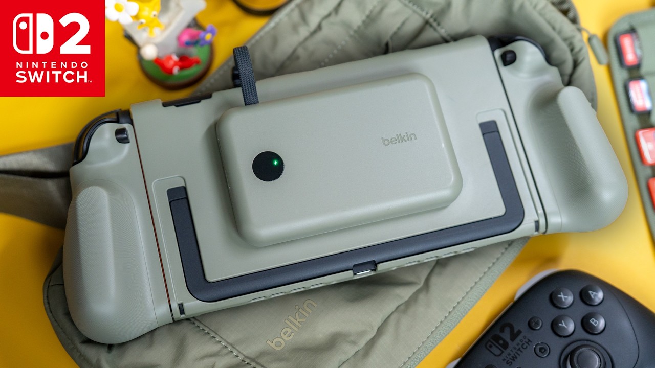 Обзор зарядного держателя и дорожной сумки Belkin для Nintendo Switch 2 &mdash; заряжайся и играй в пути!