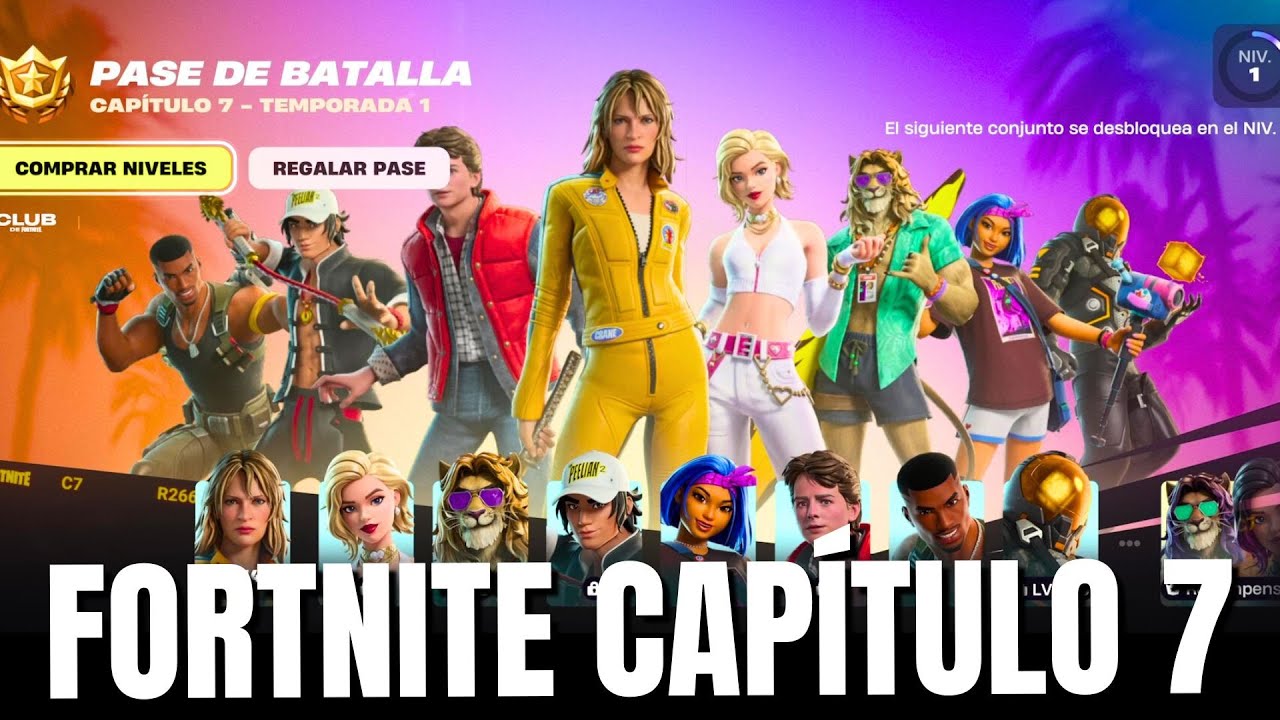 FORTNITE - CAPÍTULO 7 - PASE DE BATALLA #Fortnite