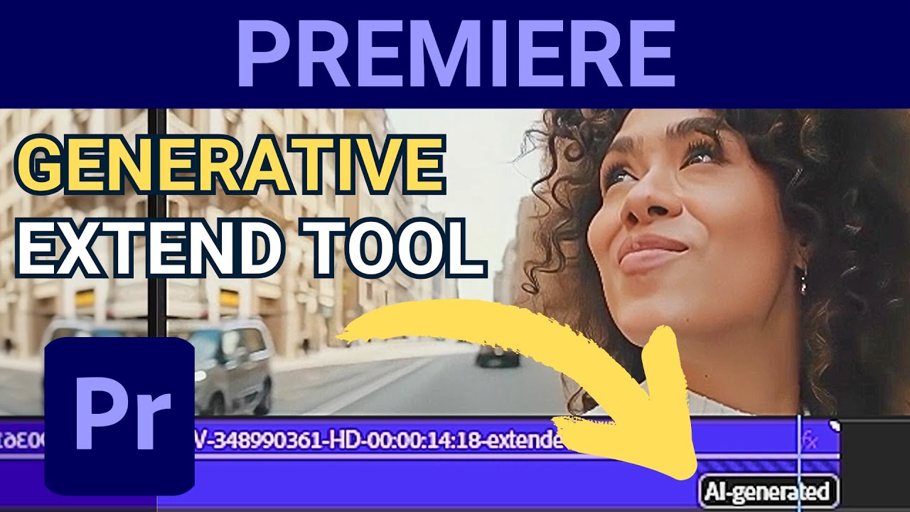 Il Nuovo Tool di AI Generativa per Video (Generative Extend Tool) in Premiere Pro (Tutorial ITA)