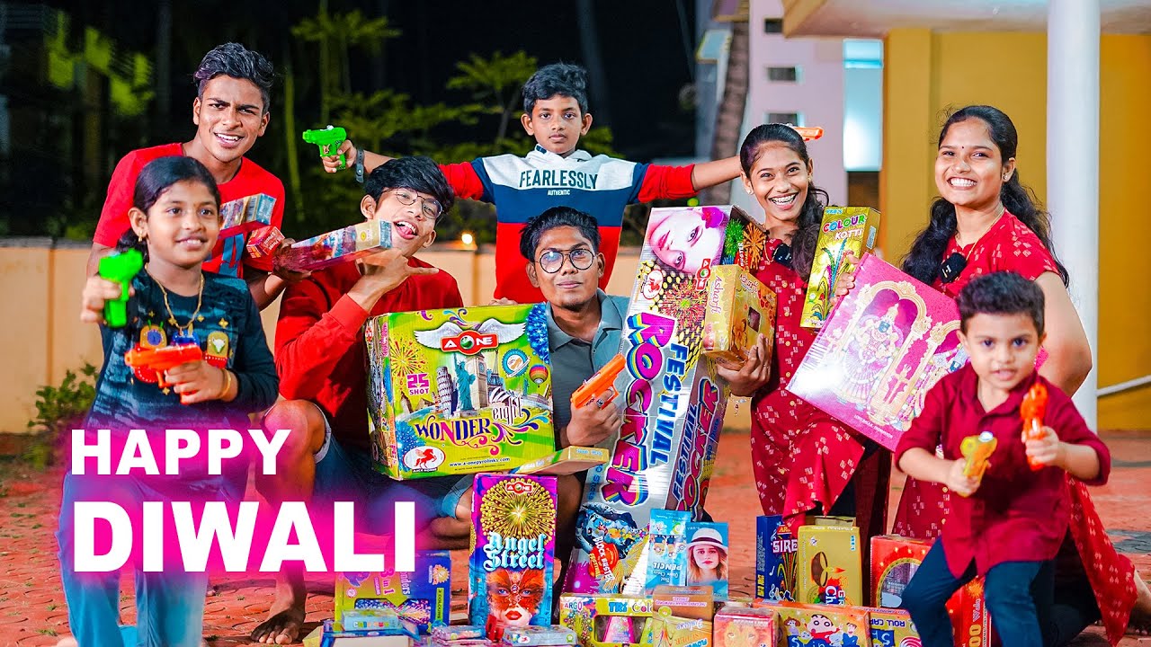 Happy Diwali 💥🔥 വീട് കത്തിക്കാനുള്ള പടക്കം ഉണ്ട് 🤣 Chattambees