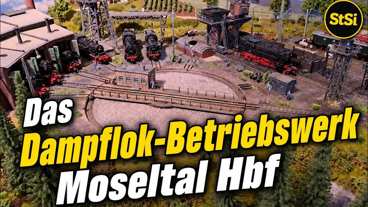 Das Dampflok-Betriebswerk Moseltal Hbf