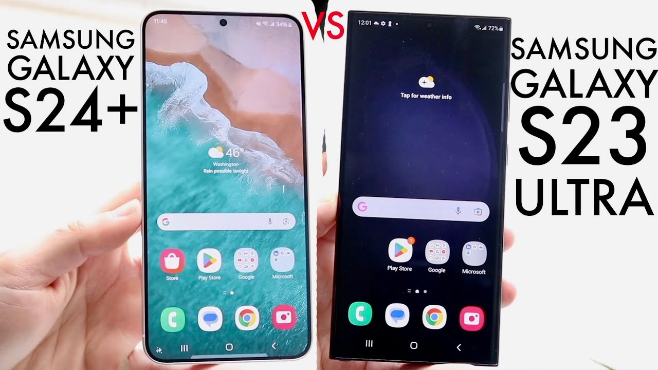 Samsung Galaxy S24 Plus против Samsung Galaxy S23 Ultra! (Сравнение) (Обзор)