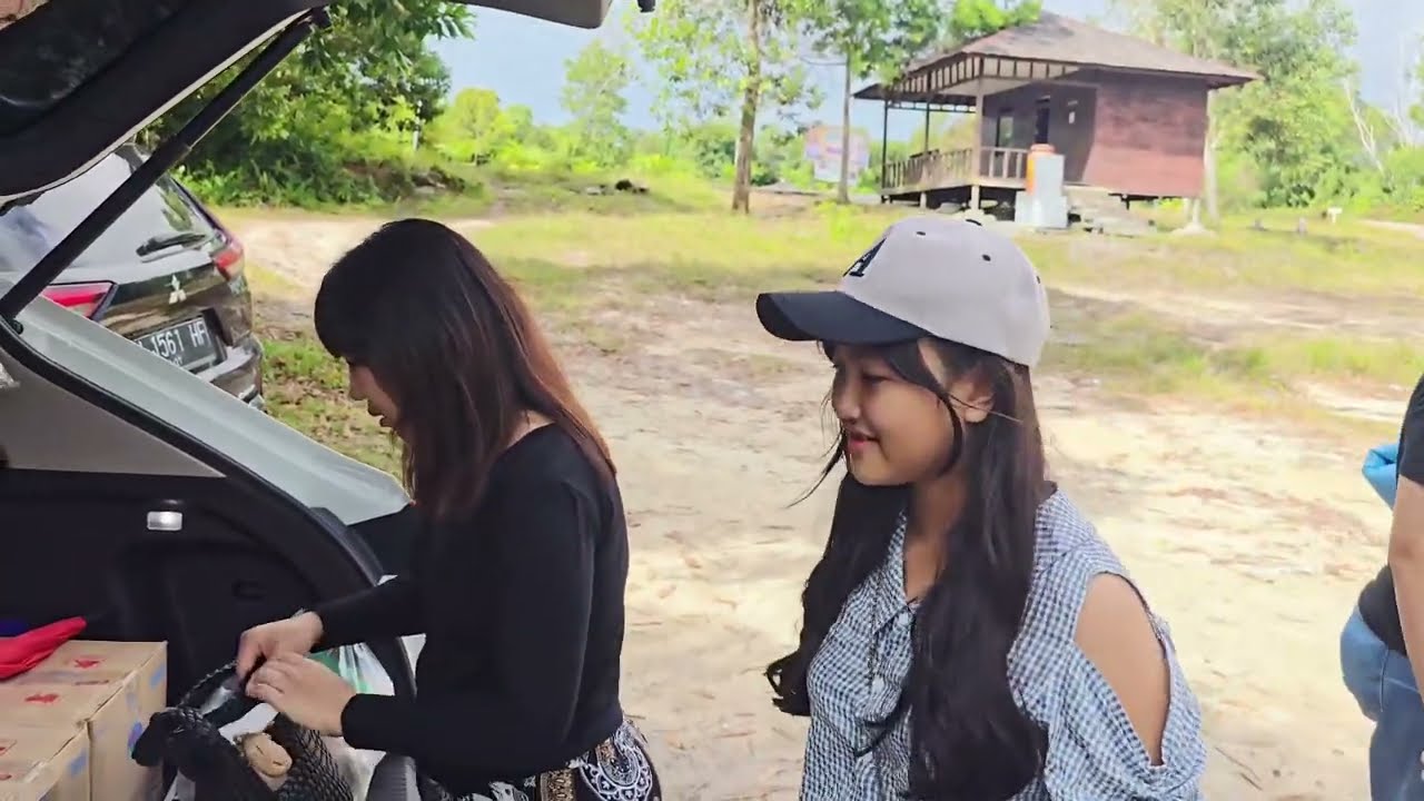 BOSAN NGEMALL‼️ PIKNIK KE DESA WISATA SEI GOHONG #happy #family #liburan #wisataalam  #palangkaraya 