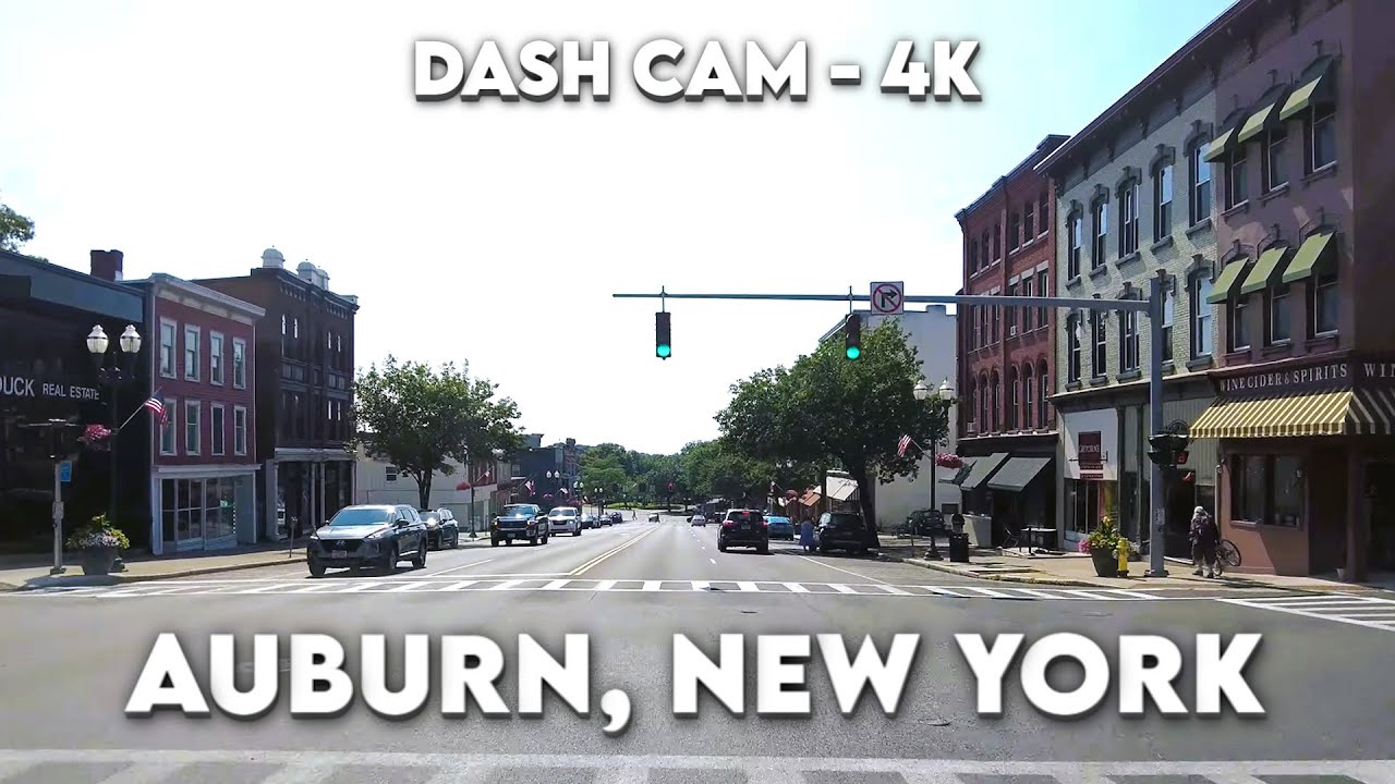 🚗 Auburn, New York 🏛️ 4K Drive