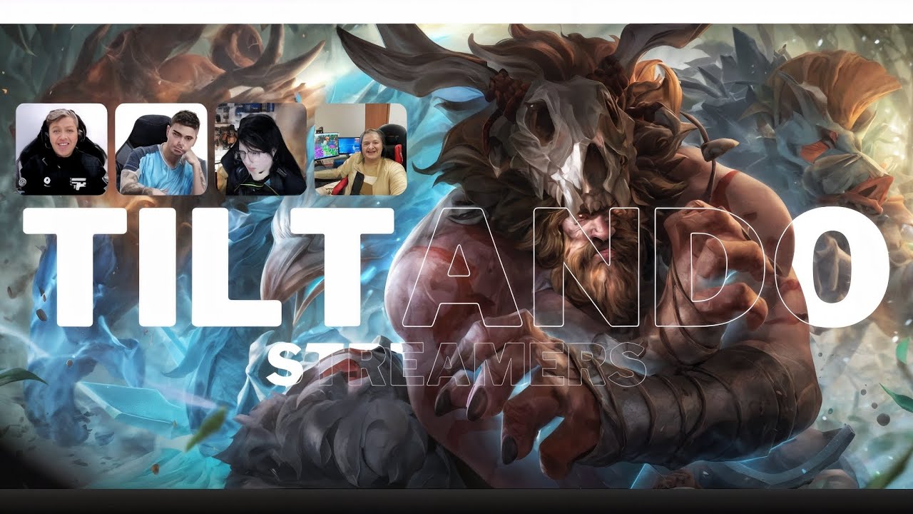 TILTANDO STREAMERS DE LEAGUE OF LEGENDS -  MONOCHAMPIONS NAS STREAMS # ???