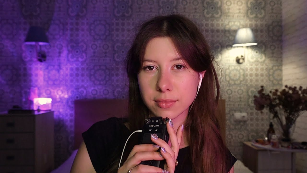 ASMR: my Favorite Mouth Sounds (tapping, close up whisper)