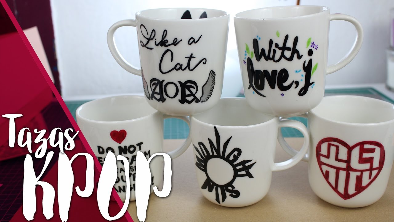 KPOP DIY: TAZAS KPOP |K-freak| SNSD, JESSICA JUNG, BEAST, BOYFRIEND, AOA, SUPER JUNIOR