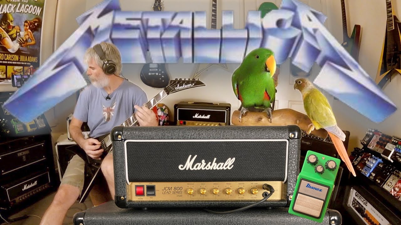Гитарный звук Lightning от Джеймса Хетфилда — Marshall JCM 800 + Tube Screamer