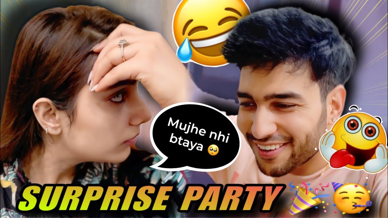 AAJ HOGI SURPRISE PARTY 🥳 | @tusharshrutivlogs 