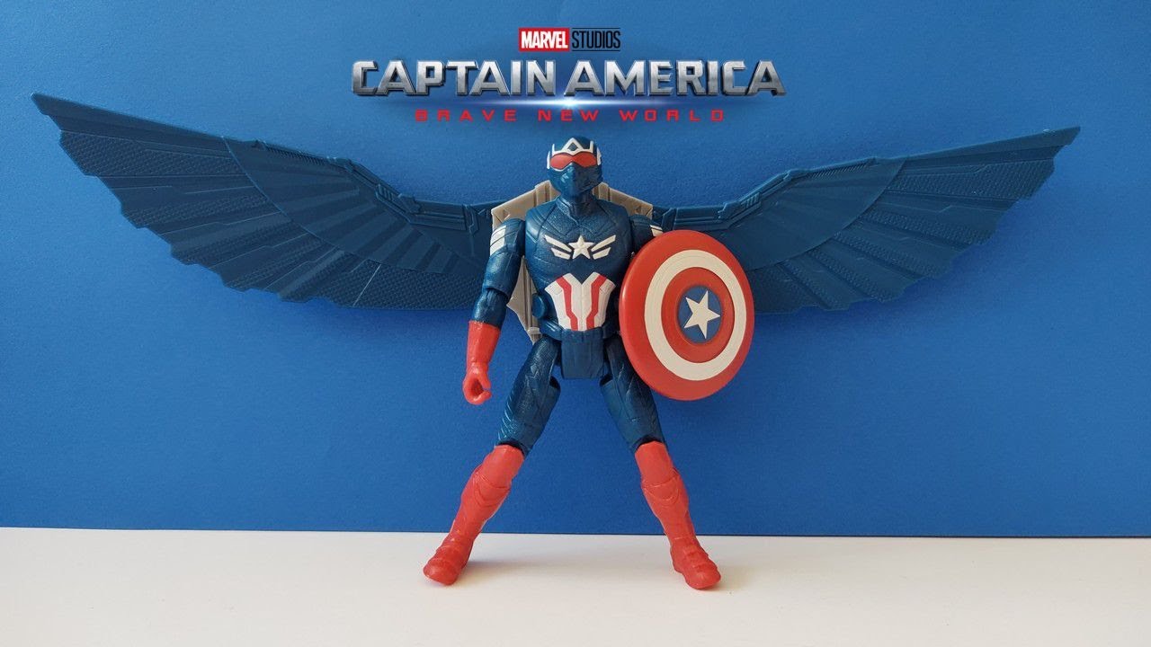 Capitán América Sam Vuelo Controlado Brave New World Epic Hero Series
