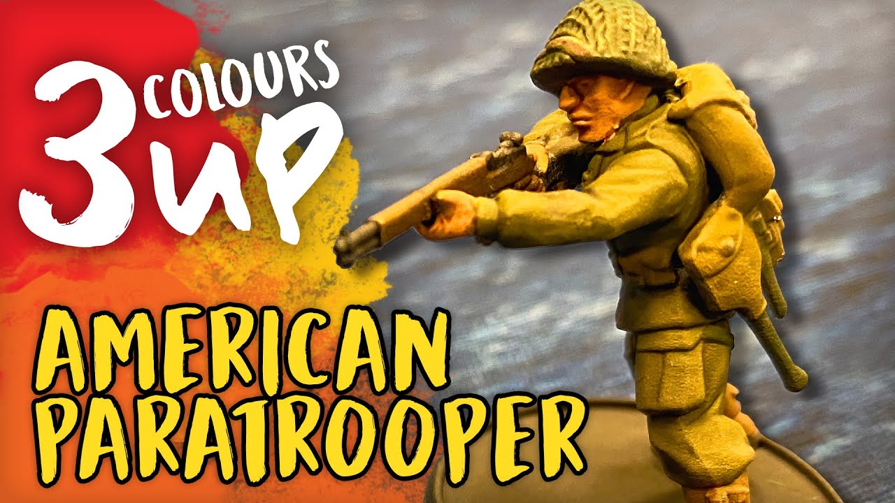 Bolt Action Painting Tutorial - WWII American Paratrooper