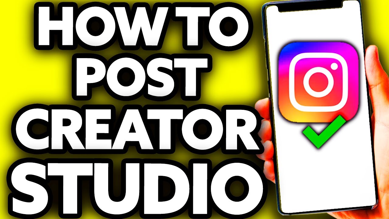 How To Post Video on Instagram Creator Studio [EASY!]