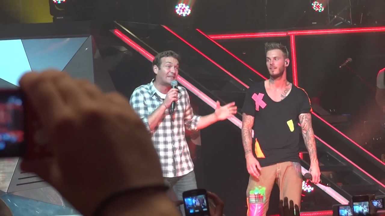 Concert M Pokora Montpellier a la poursuite du bonehhur Marc Emmanuel.