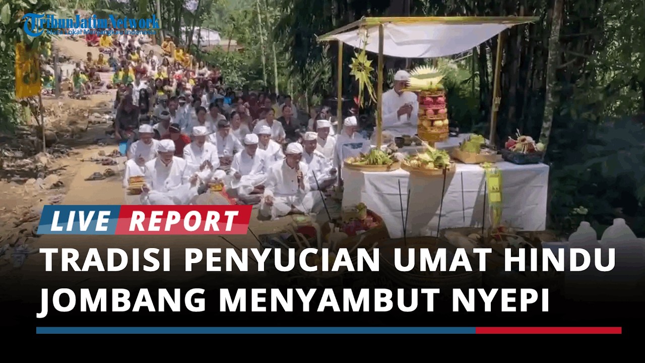 Melasti di Lereng Anjasmoro, Tradisi Penyucian Umat Hindu Jombang Menyambut Nyepi