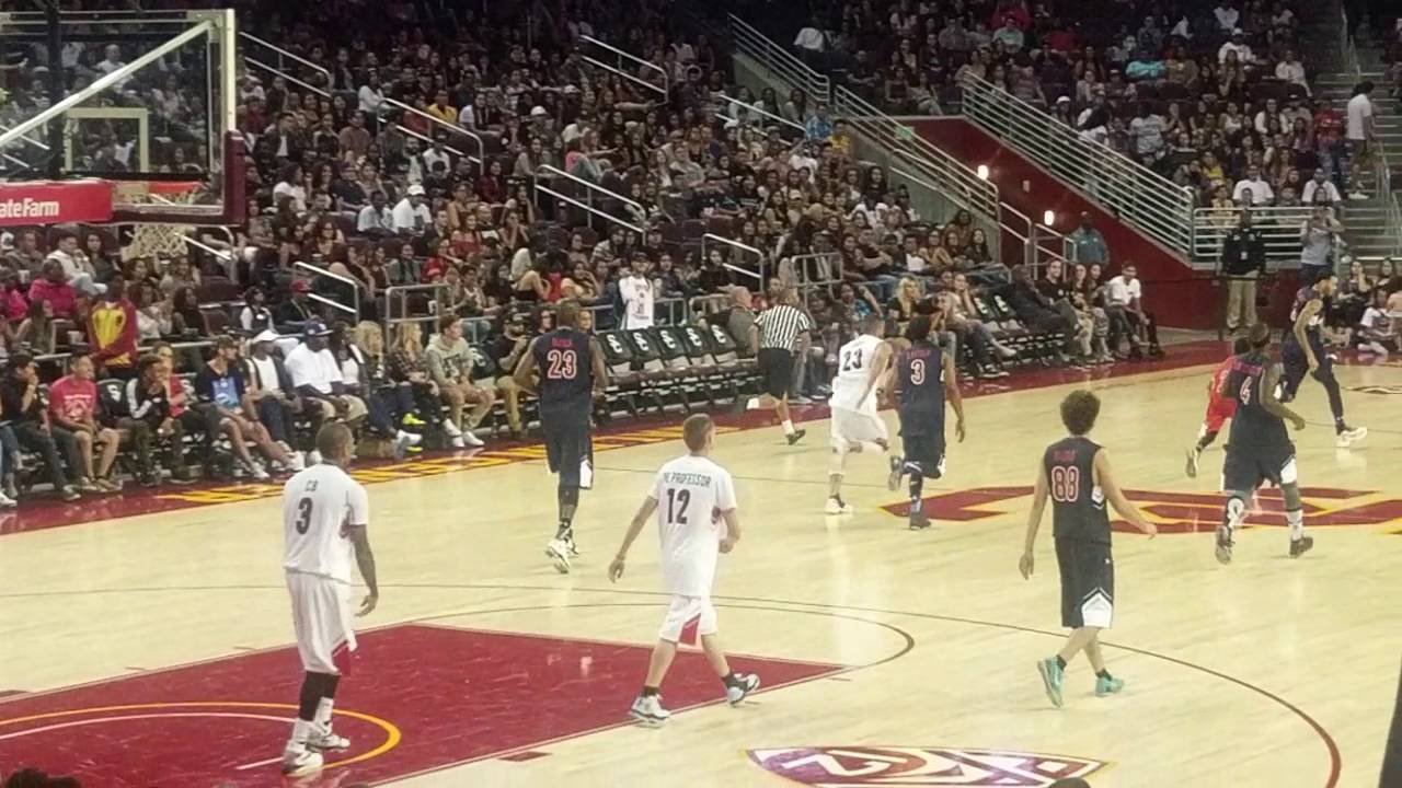 Chris Brown, Miles Brown, Omarion, Don Benjamin @ Celebrity Basketball Game