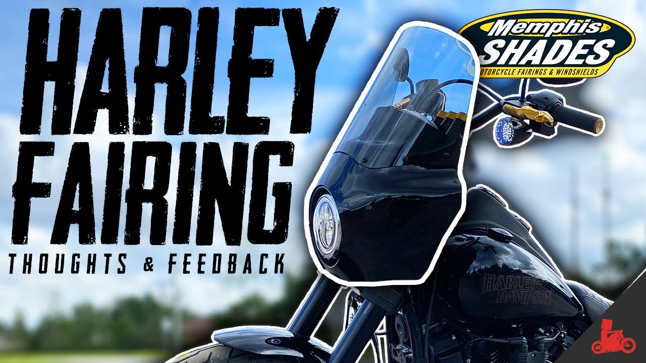 Harley FAIRING First Ride! (Memphis Shades Road Warrior)