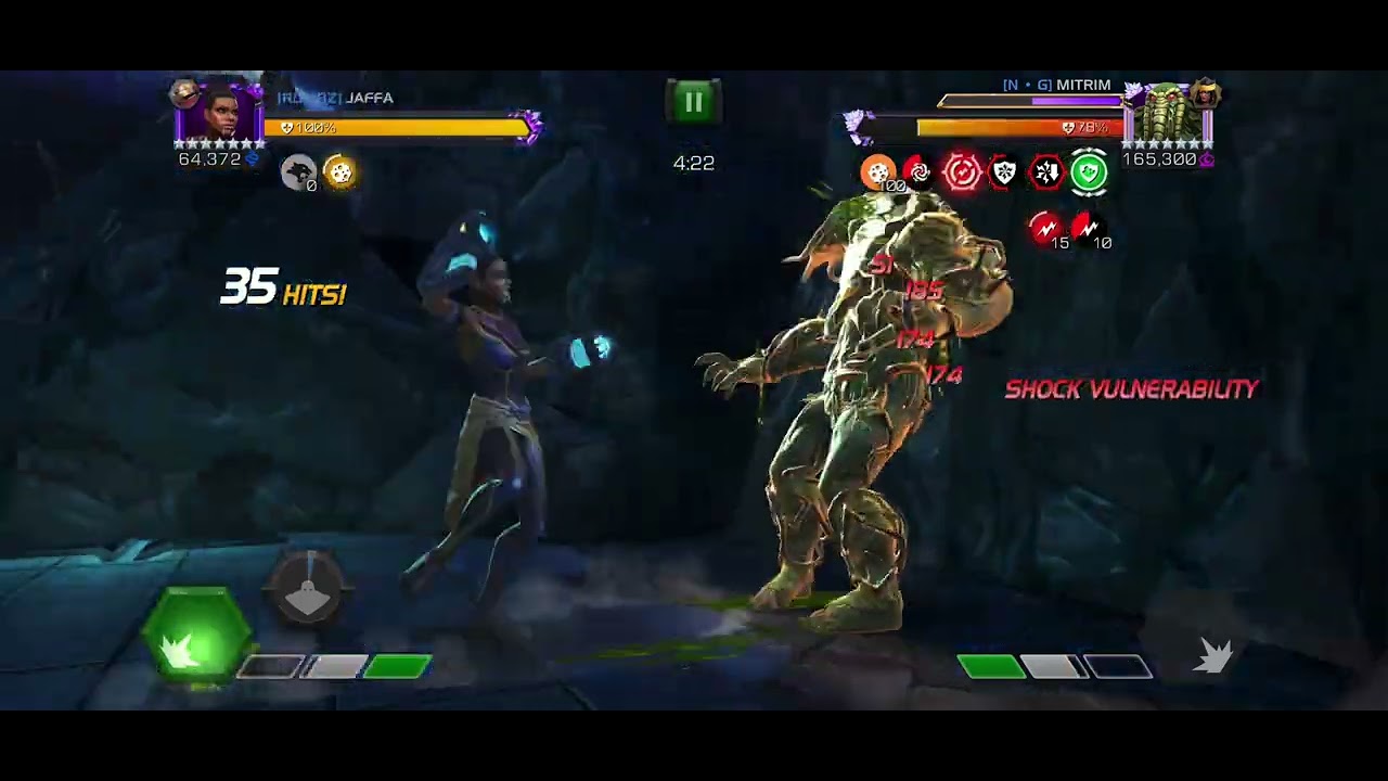 Mcoc Shuri vs Manthing node 16