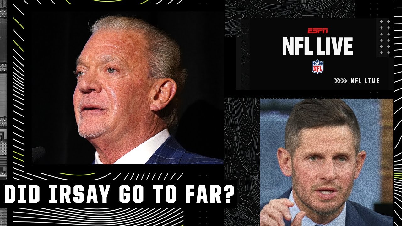 'A bad look': NFL Live appalled Jim Irsay called Carson Wentz era 'a mistake' | NFL Live