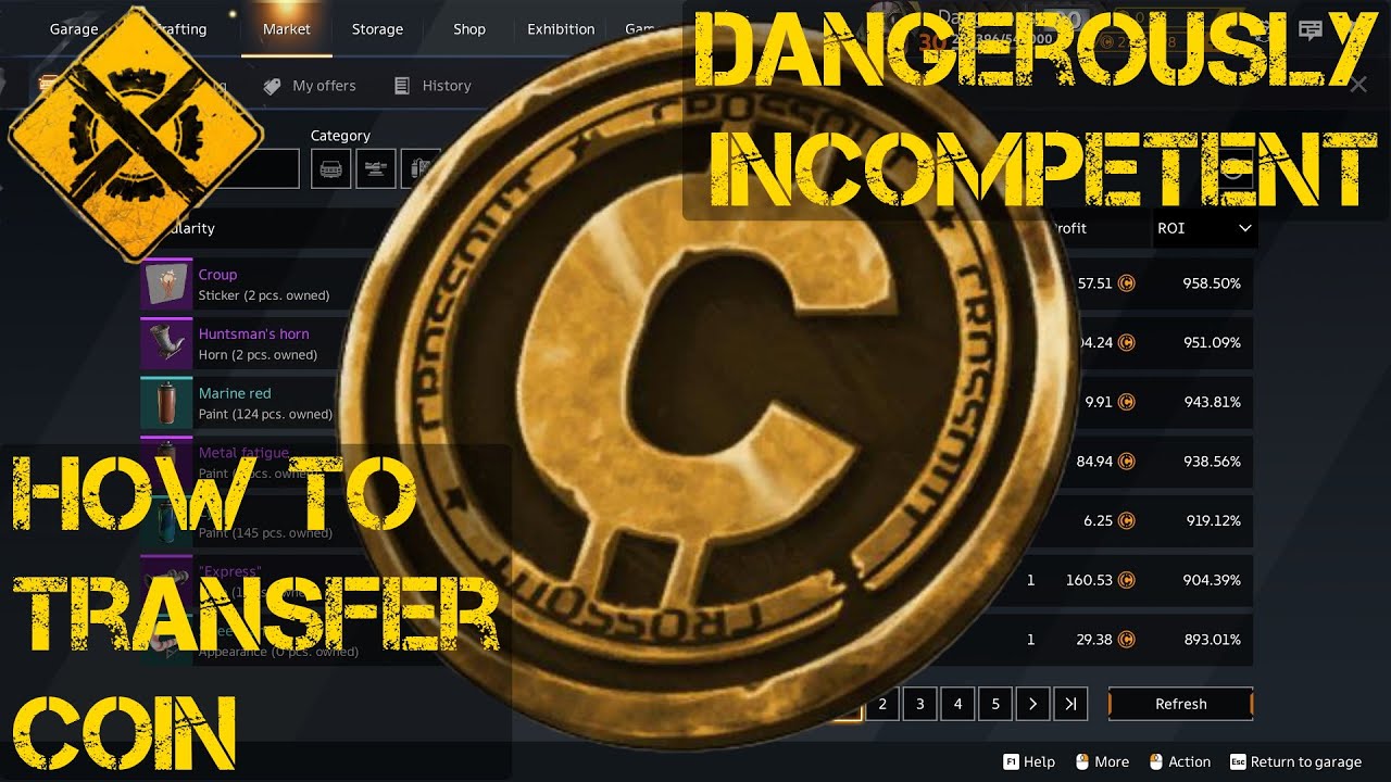 Crossout How To Transfer Coin To A Known Account