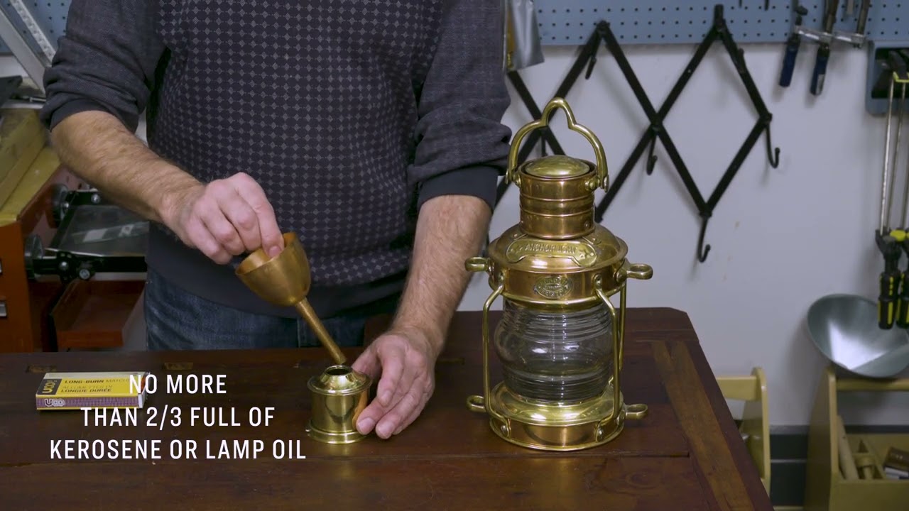 Fueling the Garrett Wade Lanterns | Garrett Wade